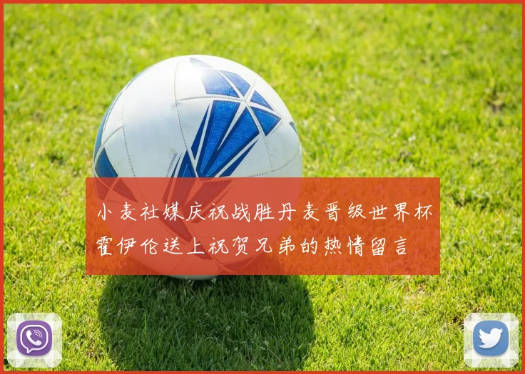小麦社媒庆祝战胜丹麦晋级世界杯霍伊伦送上祝贺兄弟的热情留言